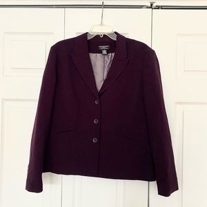 Worthington Works Women’s Purple Blazer